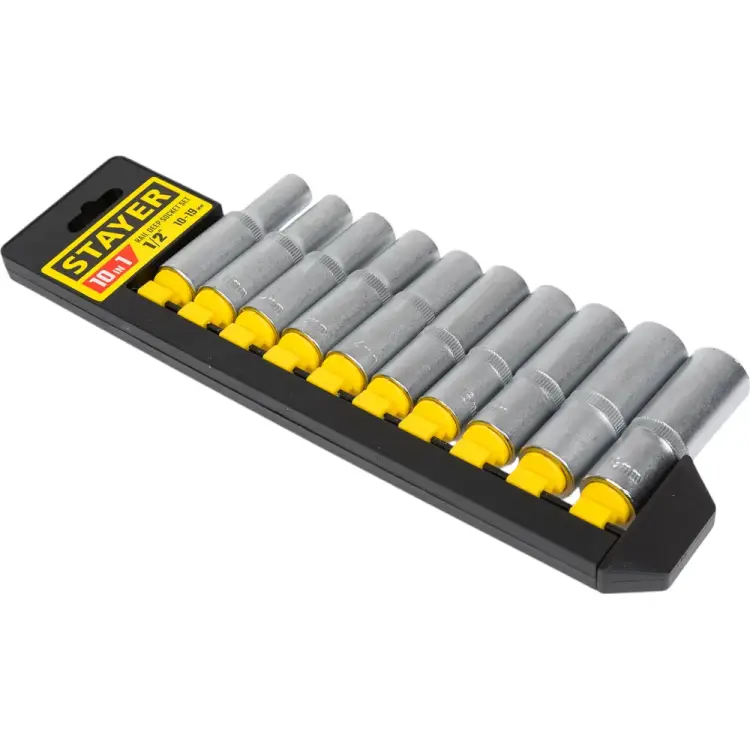 Набор торцовых головок STAYER RSS 10LD 27756-H10