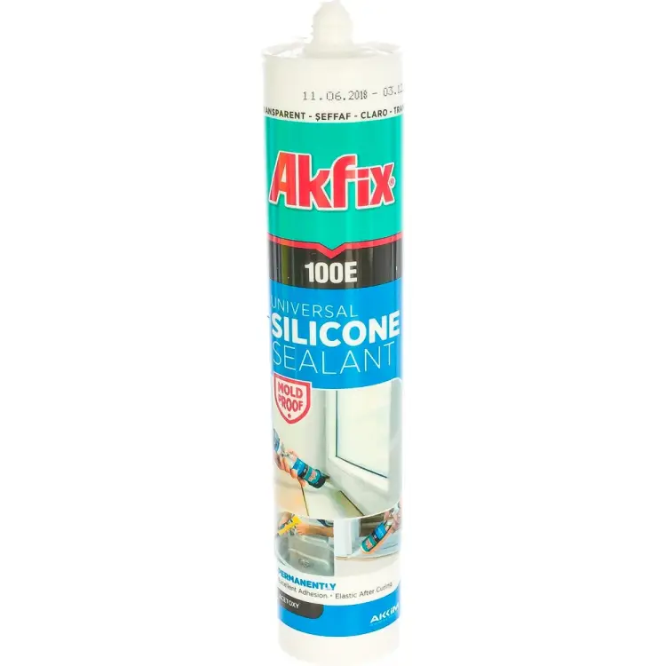 Универсальный силиконовый герметик Akfix 100E SA041
