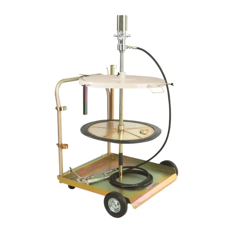 Пневматический солидолонагнетатель для бочек 200 кг Lubeworks 1700536 Пневматический солидолонагнетатель для бочек 200 кг Lubeworks 1700536