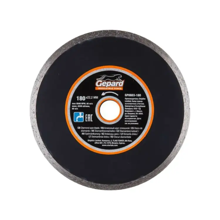 Круг алмазный Gepard GP0803-180 Круг алмазный Gepard GP0803-180