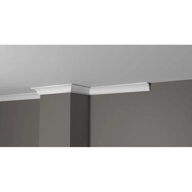 Ударопрочный влагостойкий потолочный карниз под покраску Decor-Dizayn DD37