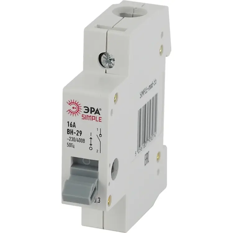 Выключатель нагрузки ЭРА SIMPLE ВН-29 Б0039245 Выключатель нагрузки ЭРА SIMPLE ВН-29 Б0039245
