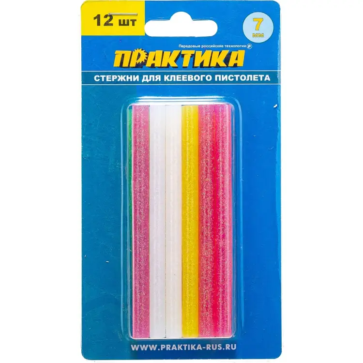 Клей для клеевого пистолета ПРАКТИКА 790-236 Клей для клеевого пистолета ПРАКТИКА 790-236
