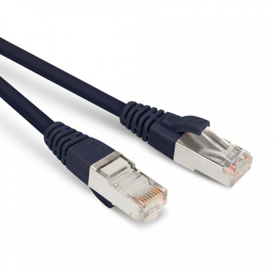 Экранированный патч-корд Hyperline PC-LPM-STP-RJ45-RJ45-C5e-15M-LSZH-BK