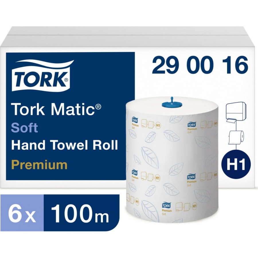 Мягкие бумажные полотенца TORK Matic Premium