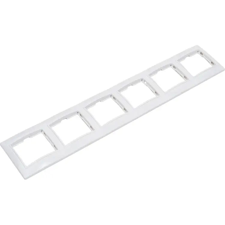 Горизонтальная шестиместная рамка UNIVersal Севиль 1043