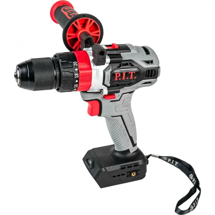 Ударная бесщеточная аккумуляторная дрель-шуруповерт P.I.T. PSB20H-13B Ударная бесщеточная аккумуляторная дрель-шуруповерт P.I.T. PSB20H-13B