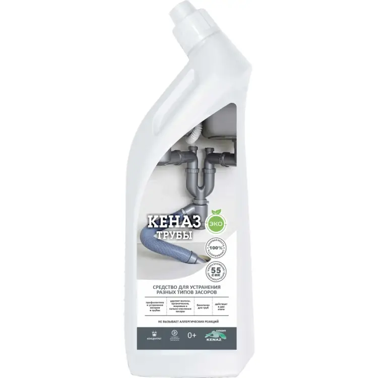 Средство для очистки труб и канализации КЕНАЗ трубы 809752