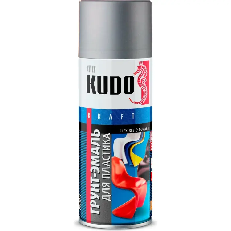 Грунт-эмаль для пластика KUDO KU-6012 Грунт-эмаль для пластика KUDO KU-6012