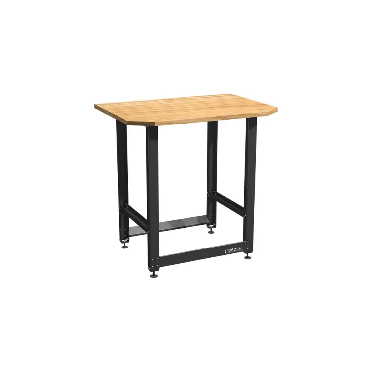 Верстак для хранения мотоколес Сорокин Small с деревянной столешницей и траверсами 35.22