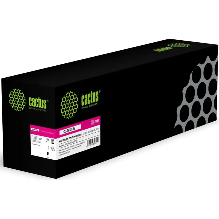 Лазерный картридж Cactus CS-TK5315M TK-5315M пурпурный, 18000 стр., для Kyocera TASKalfa 408ci/508ci 1972404