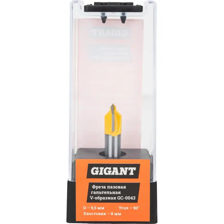 Пазовая гальтельная V-образная фреза Gigant GC-0043