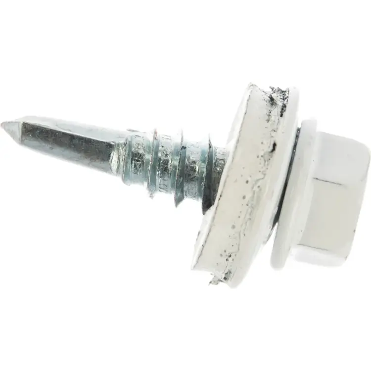 Кровельный саморез крепежная техника 5.5х19 RAL9003 белый (300 шт.) 420208