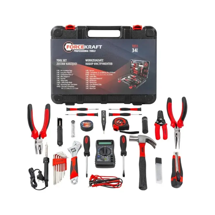 Набор инструментов Forcekraft FK-1034(57720) 34пр