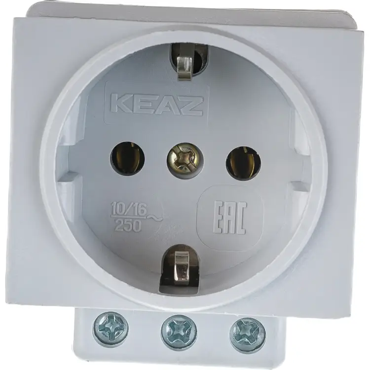 Розетка КЭАЗ OptiDin РА10/16-502Д-У3 111493