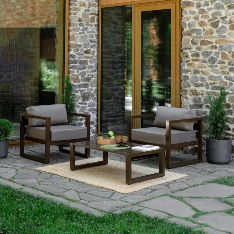 Набор садовой мебели GreenWeen CAPRI GW-AL-CAPRI-BROWN-S2B Набор садовой мебели GreenWeen CAPRI GW-AL-CAPRI-BROWN-S2B