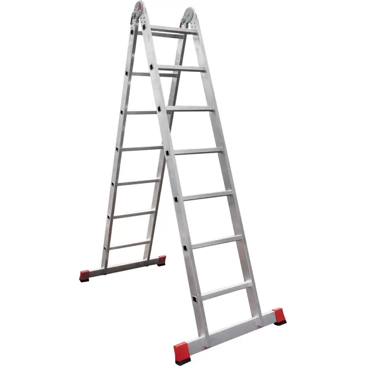 Шарнирная двухсекционная лестница Новая Высота 3310207