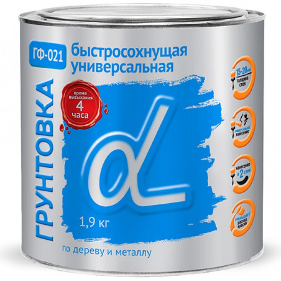 Быстросохнущий грунт KRAFOR Альфа ГФ-021