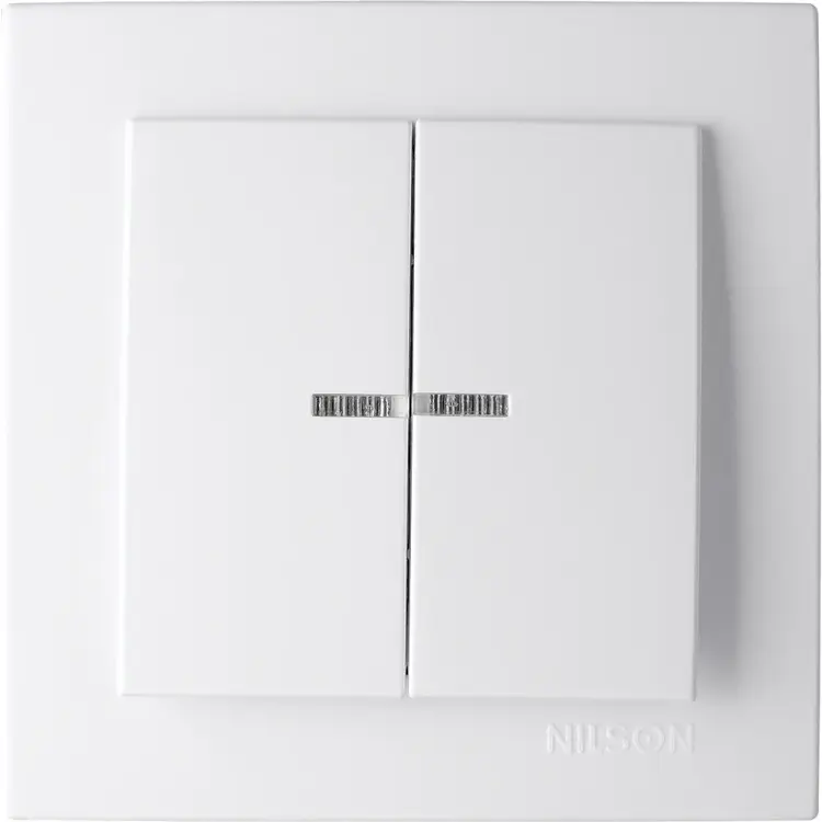 Двухклавишный выключатель Nilson TOURAN-ALEGRA-THOR 24111004