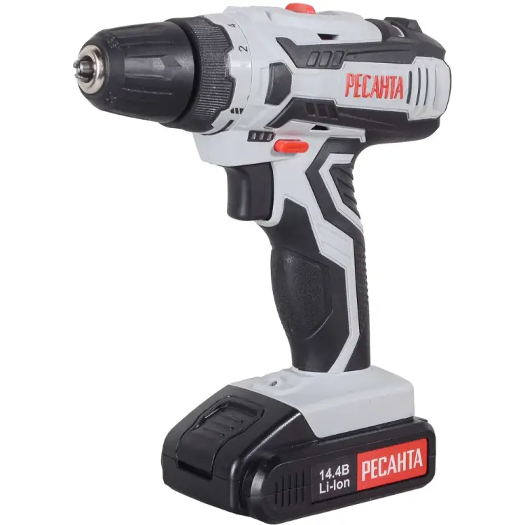 Аккумуляторная дрель-шуруповерт Ресанта ДА-14-2ЛК 75/14/4 Аккумуляторная дрель-шуруповерт Ресанта ДА-14-2ЛК 75/14/4