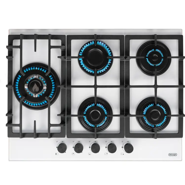 Газовая варочная панель DeLonghi GERMANA 7GW BB V77955352 Газовая варочная панель DeLonghi GERMANA 7GW BB V77955352