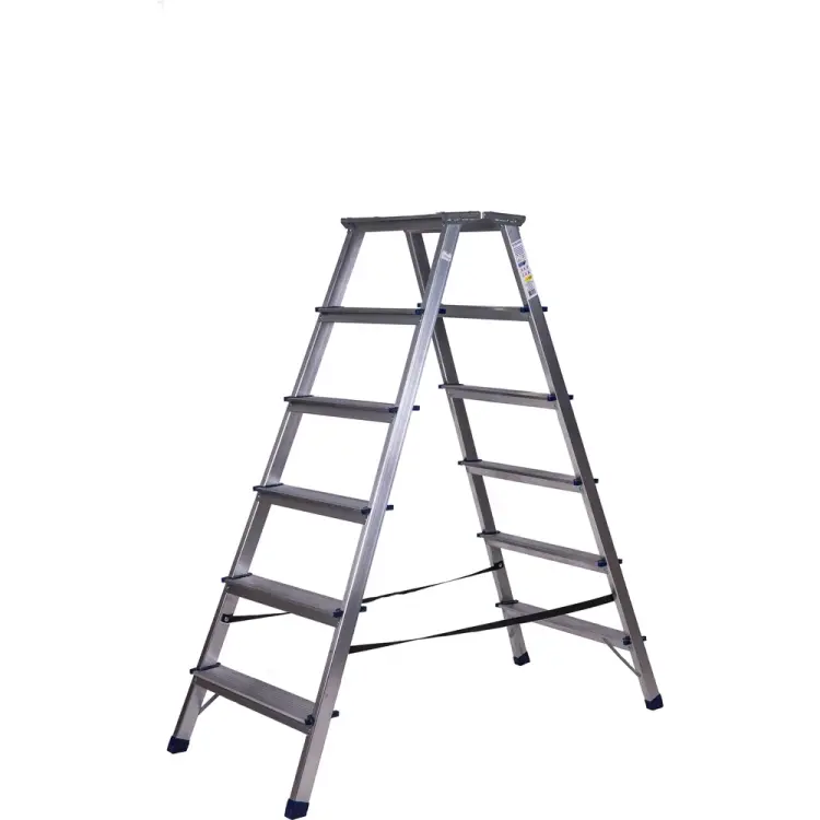 Двухсторонняя алюминиевая стремянка STAIRS AMP206 Двухсторонняя алюминиевая стремянка STAIRS AMP206