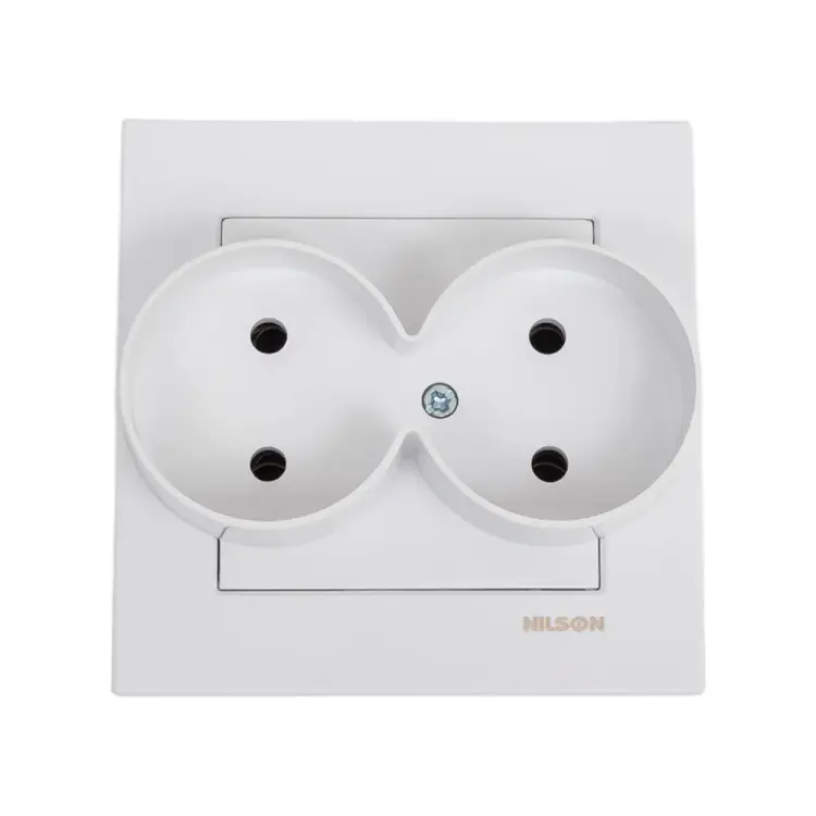 Двухместная розетка Nilson Moda 21111024