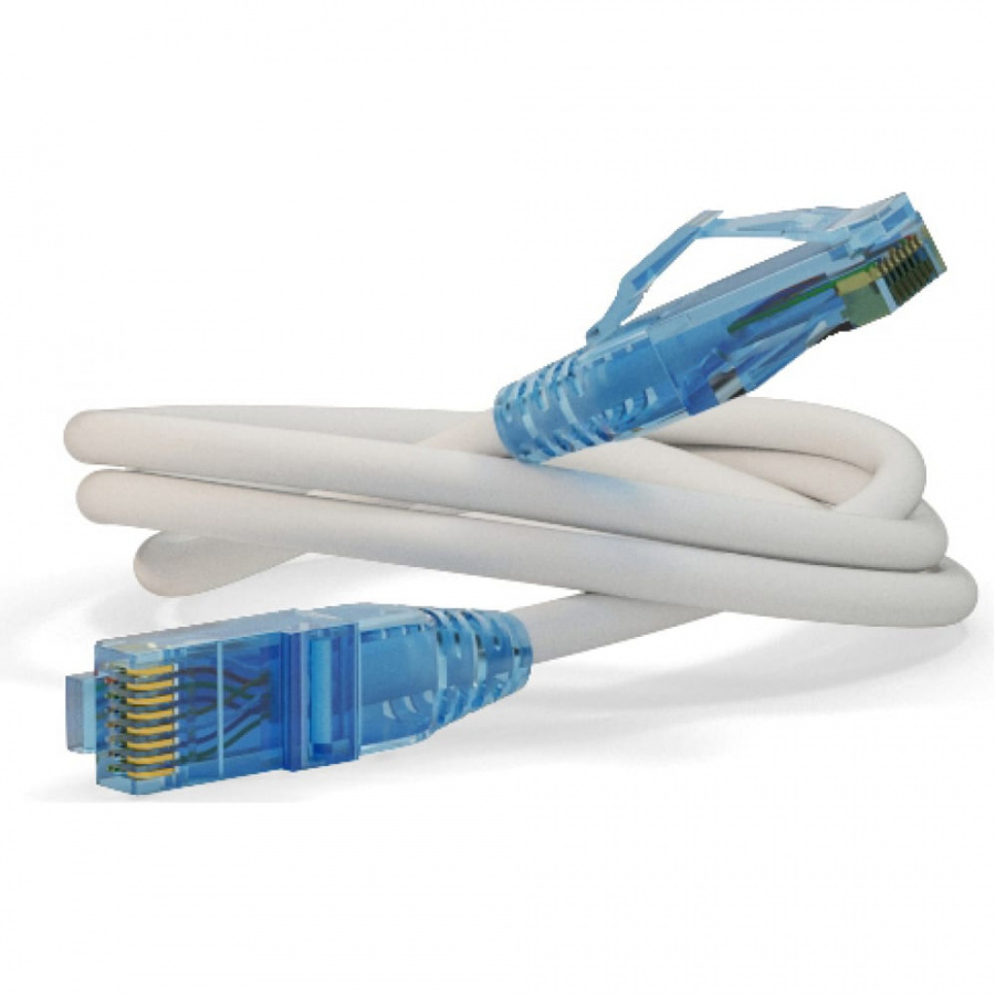 Патч-корд Hyperline PC-LPM-UTP-RJ45-RJ45-C6-1.5M-LSZH-WH
