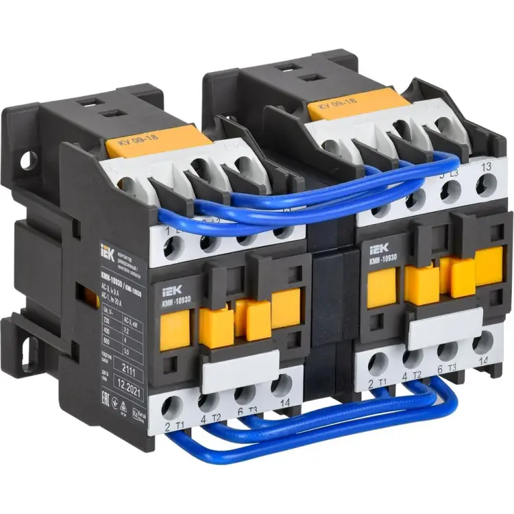 Контактор IEK кми-10930 реверс KKM13-009-400-20-1