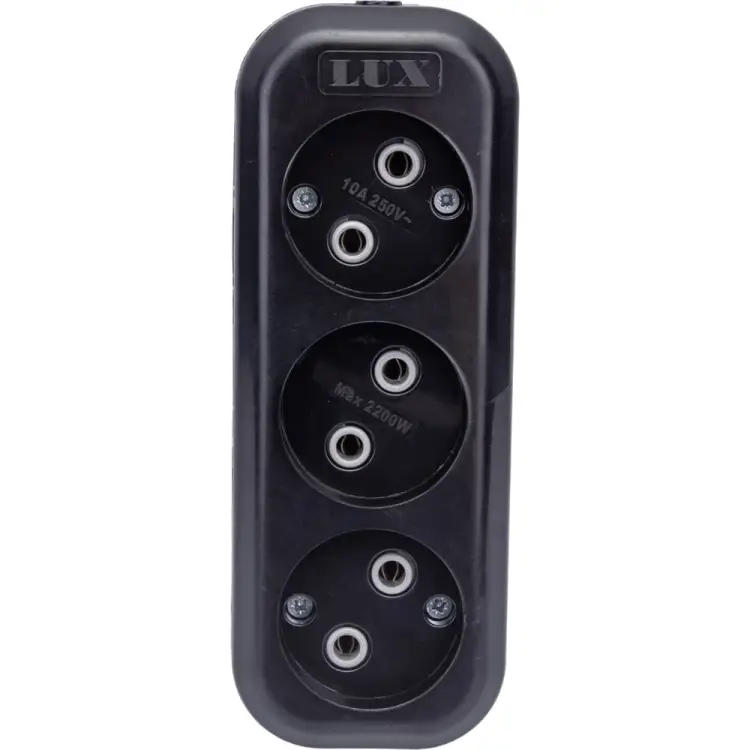 Трехместная колодка LUX 4606400420866