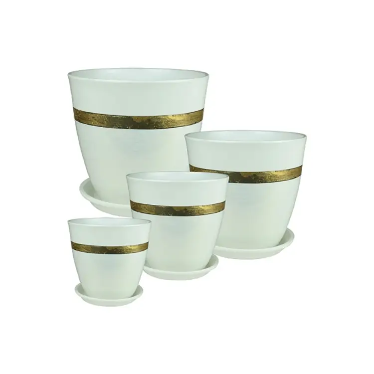 Комплект горшков для цветов Сады Аурики РС156 Роспись бутон 064289