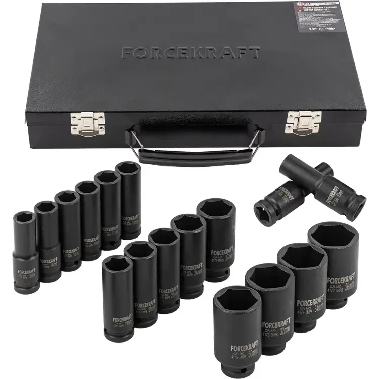 Ударные головки Forcekraft FK-4172-5MPB(56701)