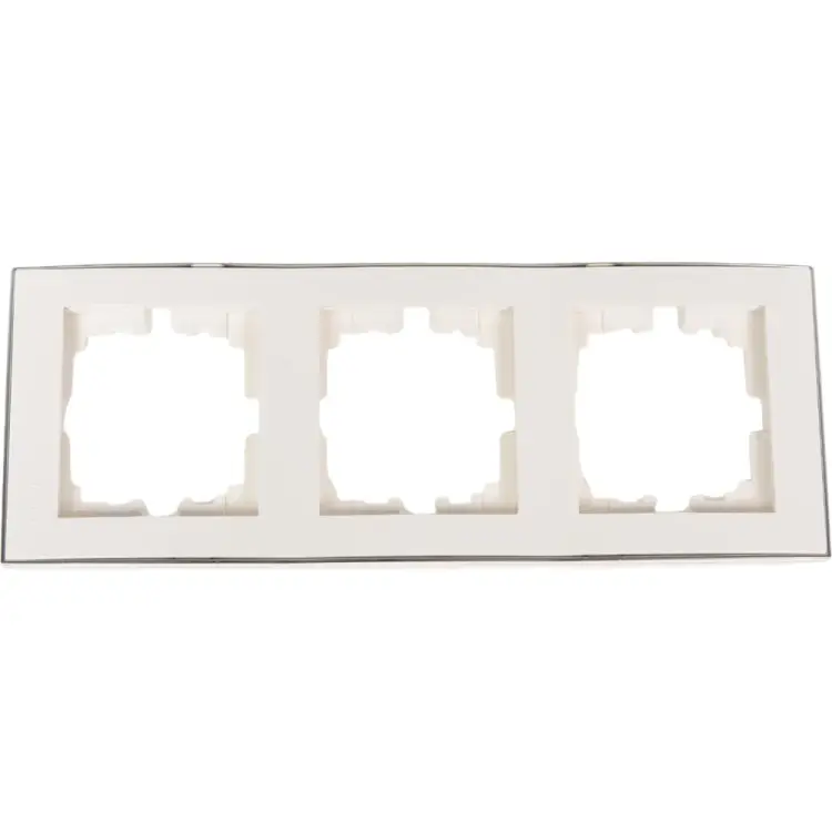 Трехместная вертикальная рамка Lezard RAIN 703-0225-153