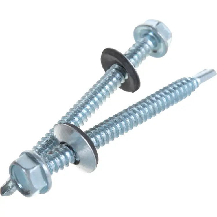 Кровельный оцинкованный саморез Саморезик 6,3х70 (100 шт.) SKZ-6,3х70-100