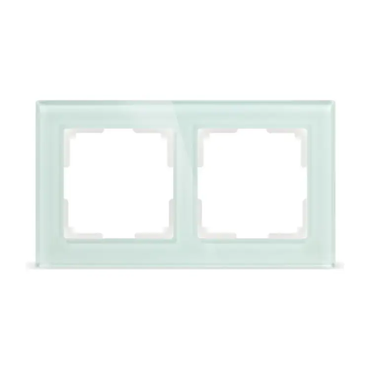Двухместная рамка Smartbuy Нептун SBE-05i-Glass-FR-2
