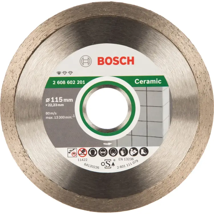 Алмазный диск по керамике Bosch 2.608.602.201 Алмазный диск по керамике Bosch 2.608.602.201