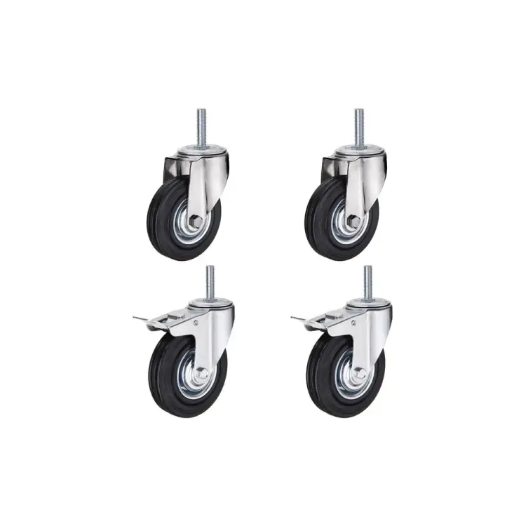 Комплект поворотных колес RUSKLAD 125 болт компл торм