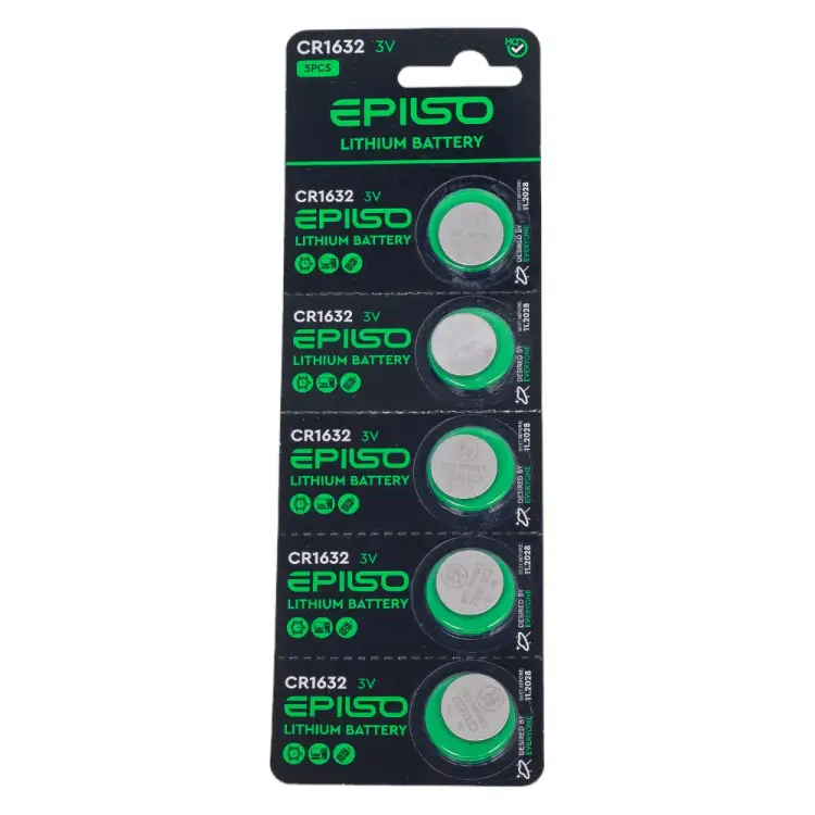 Литиевые элементы питания Epilso cr1632 EPB-CR1632-5BC