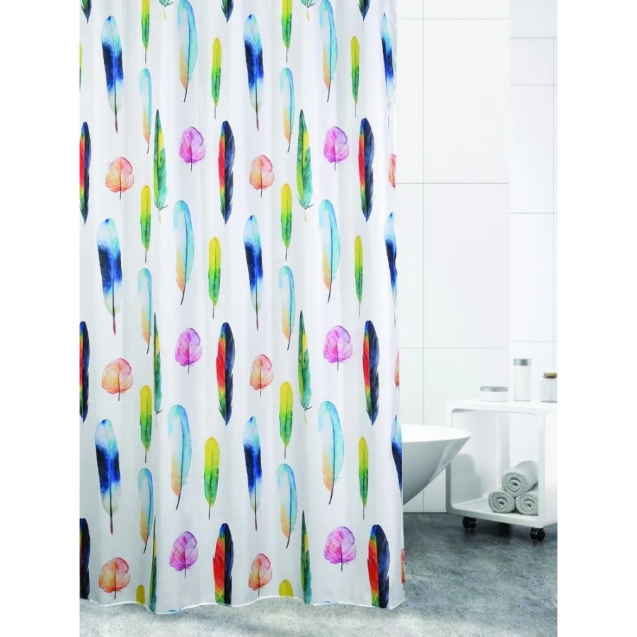 Штора для ванной комнаты Bath Plus COLOR FEATHERS