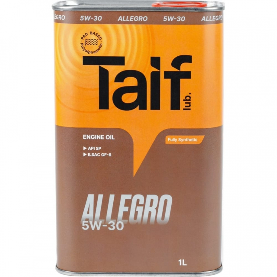 Синтетическое моторное масло TAIF TAIF ALLEGRO 5W-30