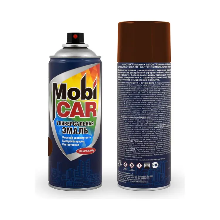 Универсальная эмаль Mobicar 0505-8016 МС Универсальная эмаль Mobicar 0505-8016 МС
