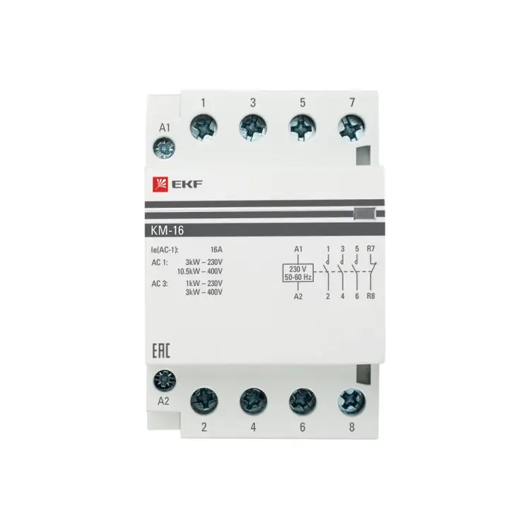 Модульный контактор EKF КМ PROxima km-3-16-22