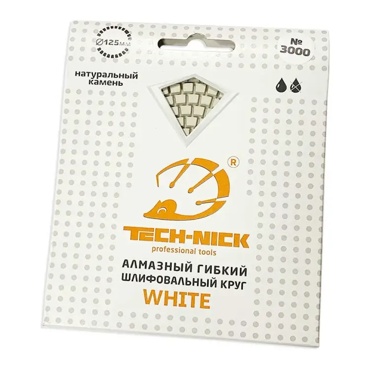 Гибкий шлифовальный алмазный круг TECH-NICK АГШК WHITE NEW 128.120.6756 Гибкий шлифовальный алмазный круг TECH-NICK АГШК WHITE NEW 128.120.6756