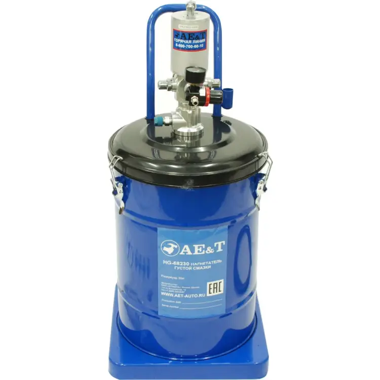 Пневматический нагнетатель густой смазки AE&T HG-68230