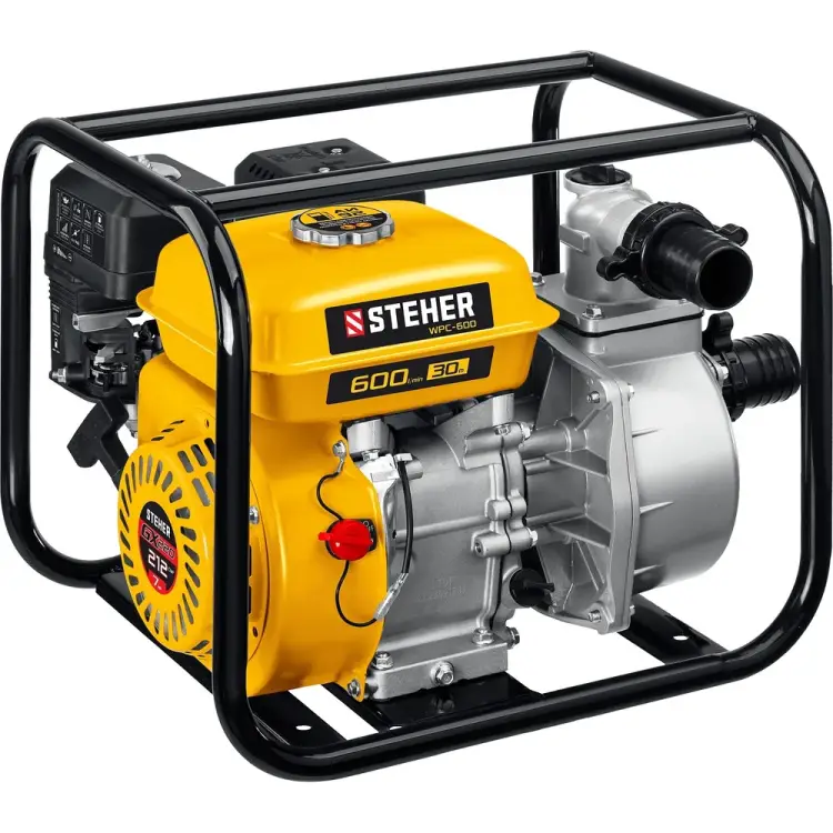 Бензиновая мотопомпа STEHER WPC-600 Бензиновая мотопомпа STEHER WPC-600