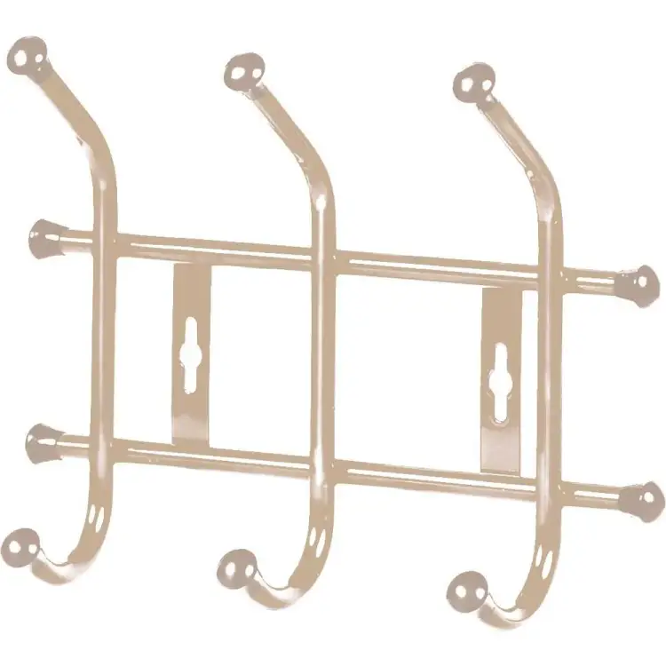Настенная вешалка Nika ВНТ3 ВНТ3/БЖ бежевый металлик