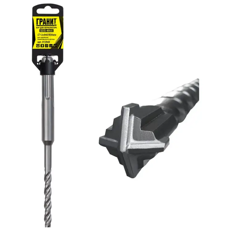 Бур sds-max Гранит Quadro-X 812940