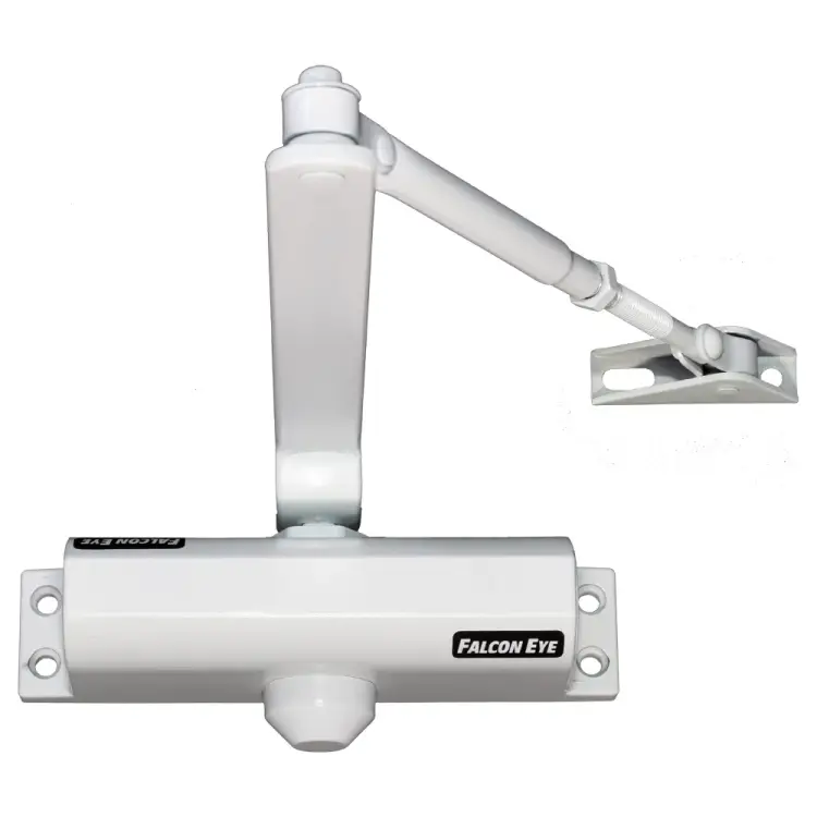 Доводчик на дверь весом 65-85кг Falcon Eye FE-B4W White