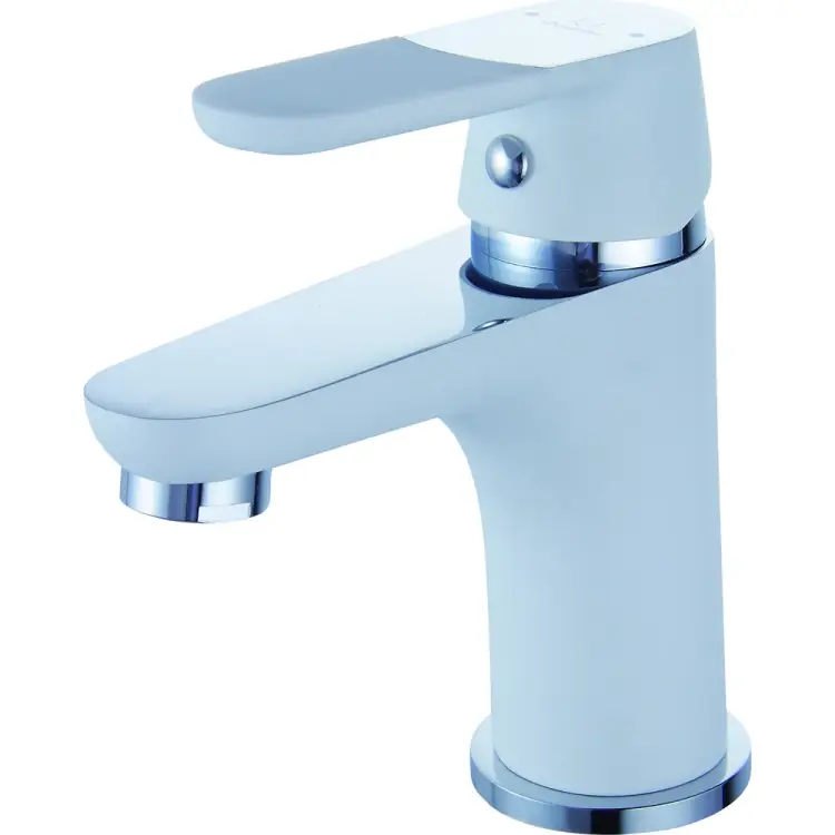 Монолитный смеситель для умывальника DIADONNA D87-110114W