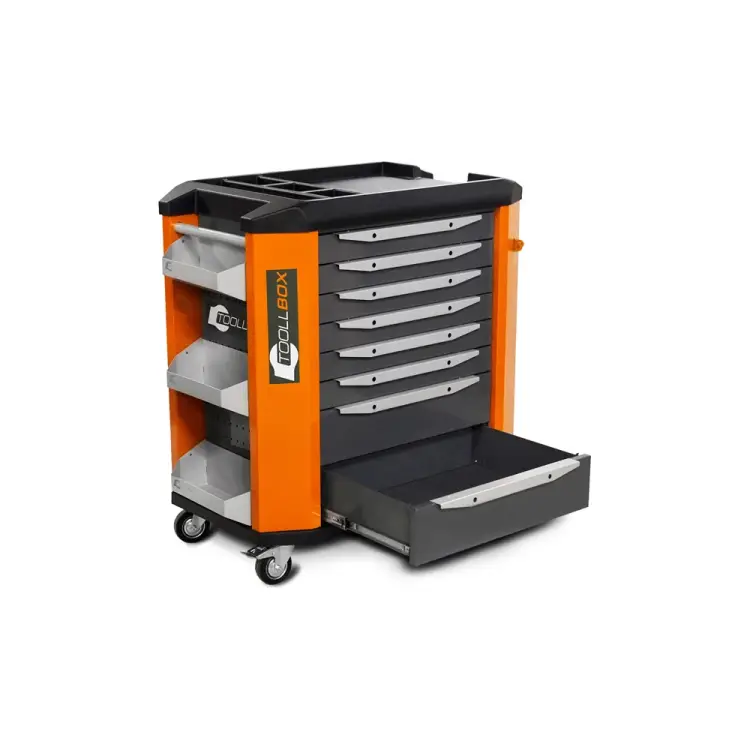 Инструментальная тележка Toollbox premium ТВР-8 RAL 2008 Инструментальная тележка Toollbox premium ТВР-8 RAL 2008